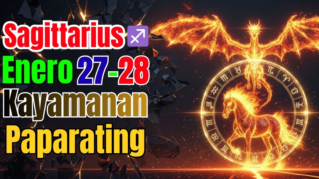 Sagittarius ♐ — Enero 27–28: Ang Uniberso ay Gumagalaw para sa Iyong Kayamanan 🔑💰