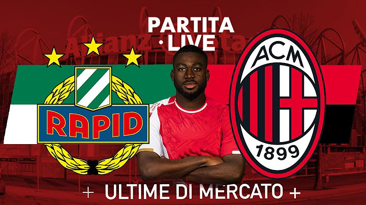 Rapid Vienna - Milan 1-1 Florenzi Demir Amichevole 2024/2025