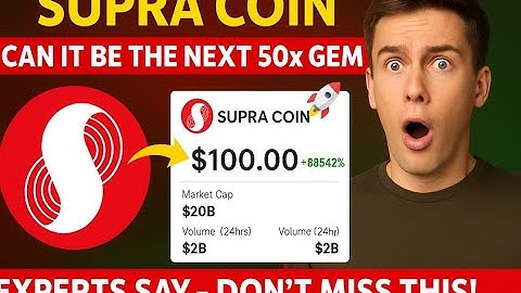 Supra Coin Price Prediction 2025 | $100 Possible or Not?