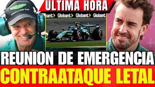 🚨¡BOMBAZO! Aston Martin CONTRAATACA: Reunión urgente y la SPEC B para hacer ganar a FERNANDO ALONSO