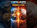 Earth vs Pluto: Terrible Clash! 🌍🪐#space #nasa#satellite
