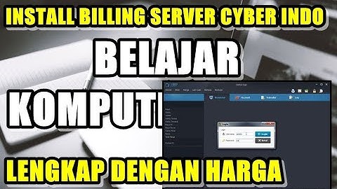 Cara Install Billing Server Cyber Indo Beserta Harga