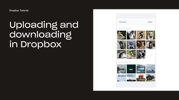 How to upload and download in Dropbox | Dropbox Tutorials | Dropbox