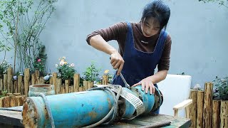 ✨Genius Girl Helps Her Uncle Repair A Broken Water Pump, And Uncle Gives Her A Piglet! | Linguoer