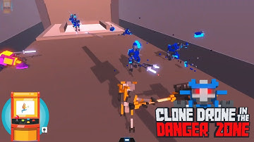 Clone Drone In The Danger Zone - Random Upgrade Challenge FAIL - Lets Play