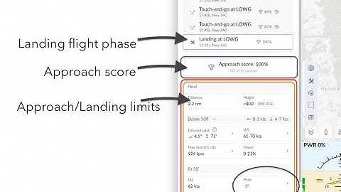 FlySto Approach limits & Scoring