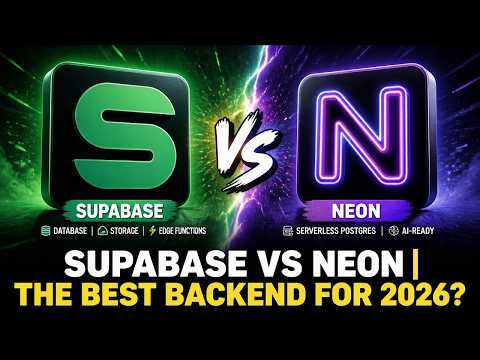Supabase vs Neon | The Best Backend for 2026?