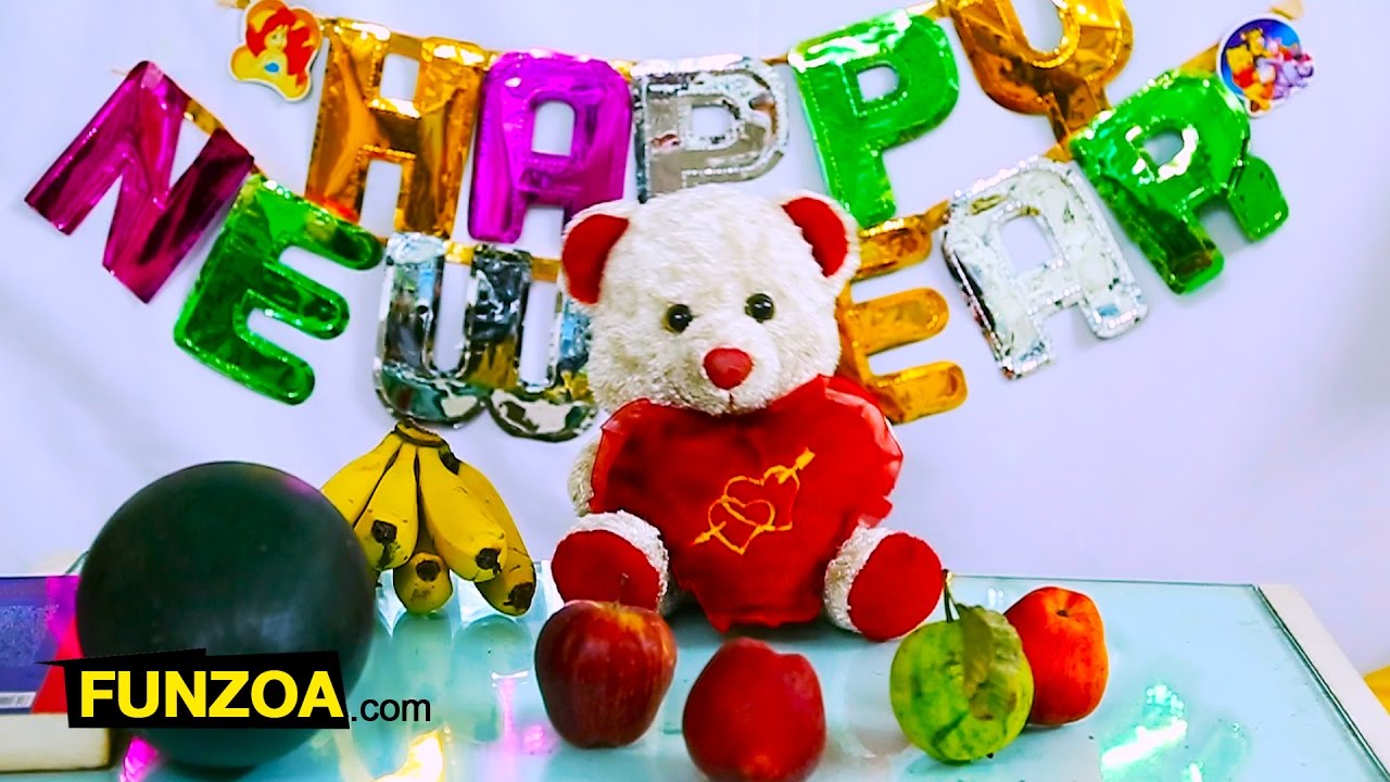 Funny HAPPY NEW YEAR  Hindi Whatsapp Song  Funzoa Mimi Teddy  Wish Friends And Family New Year