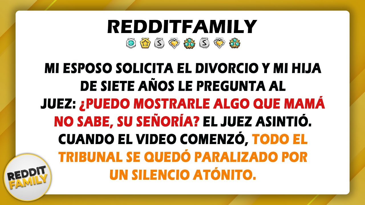 Mi esposo solicita el divorcio y mi hija de siete años le pregunta al juez: ¿Puedo mostrarle algo...