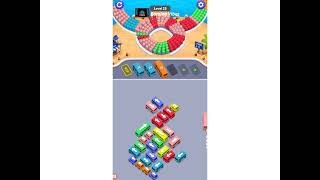 Bus Flow : Traffic Color Sort Level 23 Walkthrough Solution 