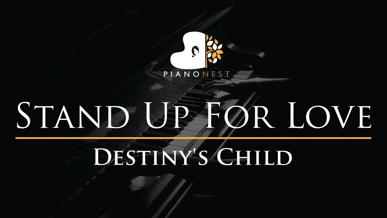 Destiny's Child Stand Up For Love Piano Karaoke / Sing Along Cover
