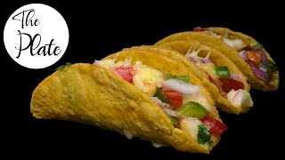 Mushroom Tacos Recipe | Make Hard Shell Tacos At Home | The Plate