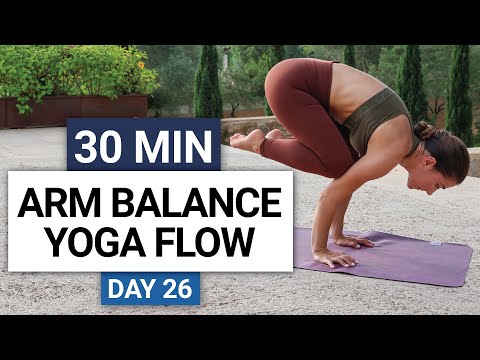 30 Min Arm Balance Yoga flow | Upper Body Strength | Day 26 - 30 Day Yoga Challenge