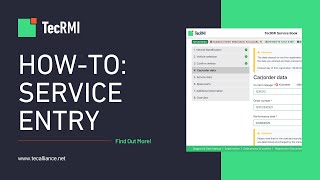 TecRMI Service Book Entry