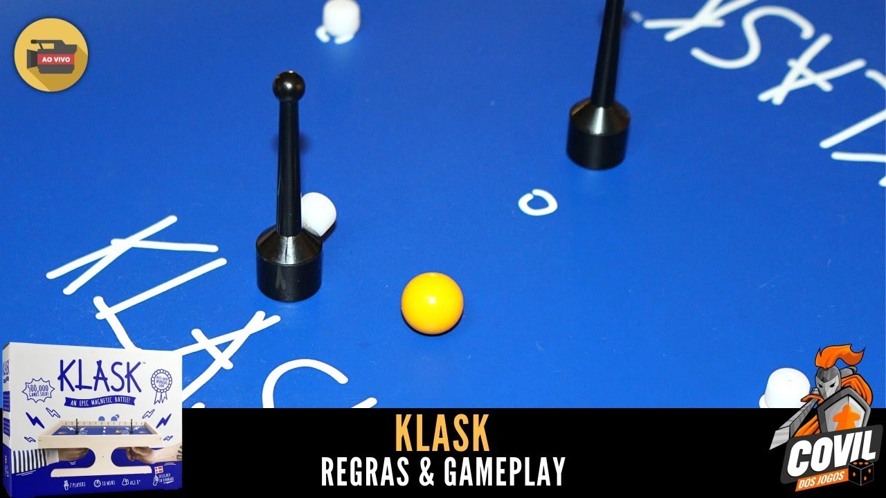 Ganha o KLASK! Um jogo para todos em qualquer lugar!