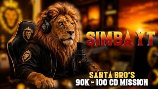 100CD 90K MISSION BY SANTA BRO #sntesports #simbayt