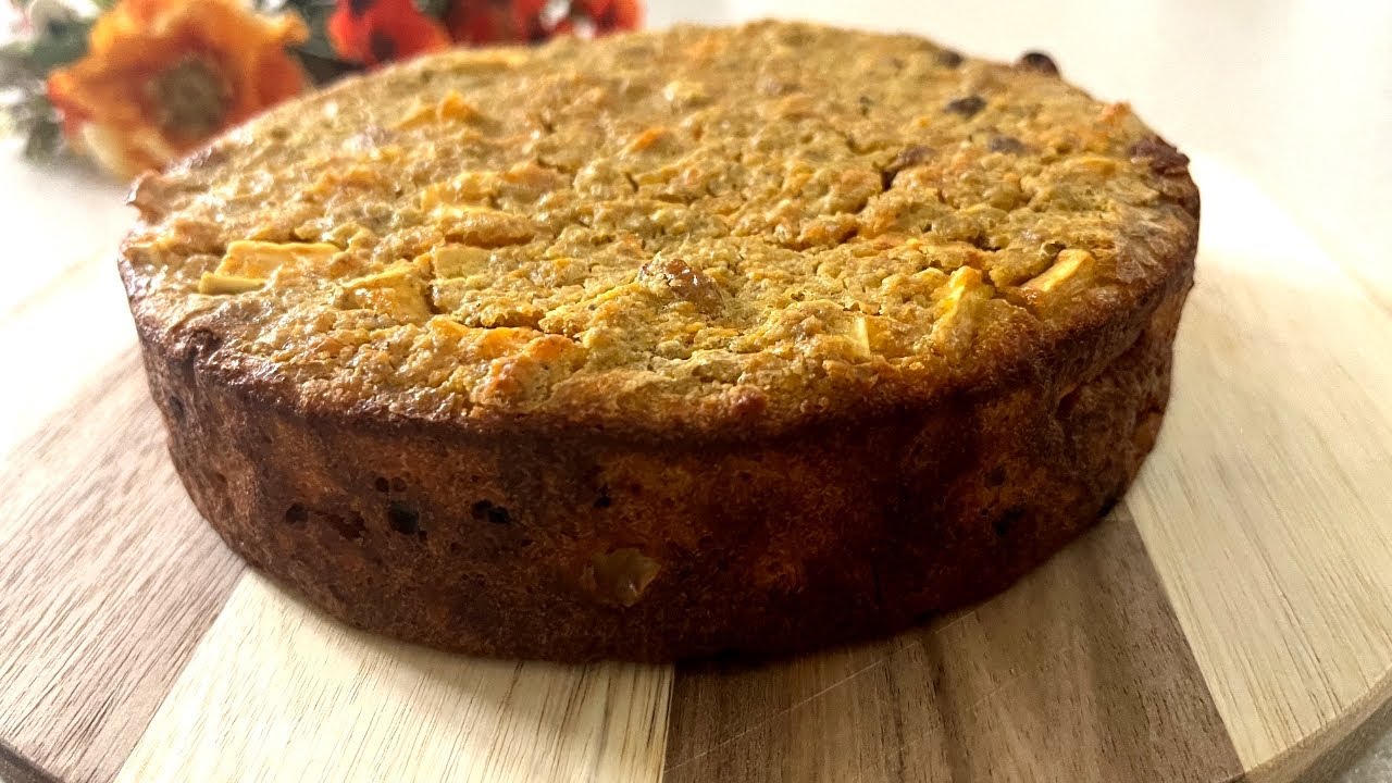 &amp;quot;Healthy Oatmeal, Apple, and Carrot Cake Recipe | Sugar-Free and very ...