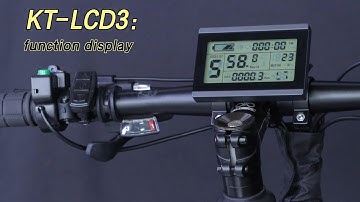 KT LCD3 display with 5 level speed for Electric Bike