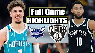 Charlotte Hornets vs Brooklyn Nets FULL GAME Highlights | Oct 30 | 2023 NBA Regular Season