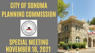 Special Planning Commission - 18 Nov 2021