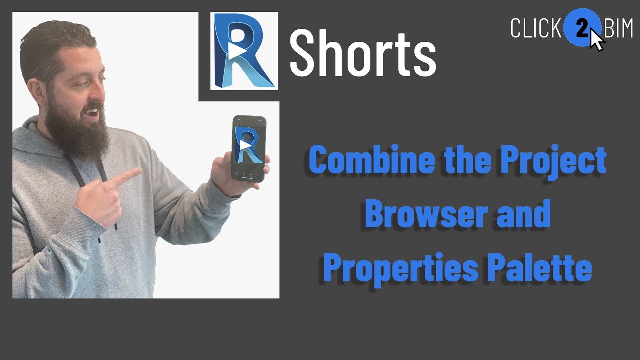 How to Combine the Project Browser and Properties Palette in Revit # ...