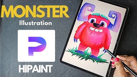 Hipaint Illustration | Hipaint drawing process