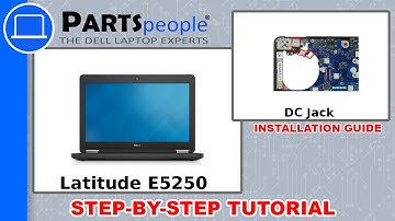 Dell Latitude E5250 (P25S001) DC Jack How-To Video Tutorial