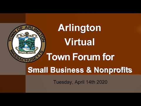 Arlington Virtual Town Forum - April 14, 2020