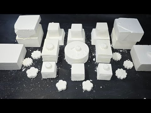 Soft White Refroms & PNP Soft Chalk Blocks | ASMR I Oddly Satisfying #asmr #fyp #relax 