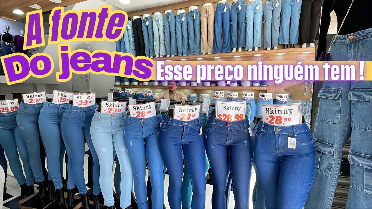 ACHEI NO BRÁS - R$22,00 O JEANS MAIS BARATO DO BRASIL, TUDO MUNDO TA COMPRANDO E GANHANDO DINHEIRO  