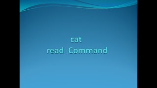 cat command Linux - Linux Tutorial in Urdu