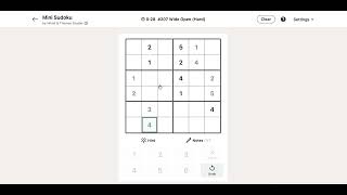 LinkedIn Mini-Sudoku Answer Today – Puzzle #207 | 06 March 2026