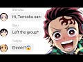 If Demon Slayer has a group chat!? Hashiras Infinity Castle Arc Demon Slayer