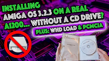 Amiga OS 3.2.3 - Installing on an Amiga 1200 without a CD Drive