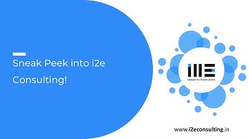 Life at i2e Consulting