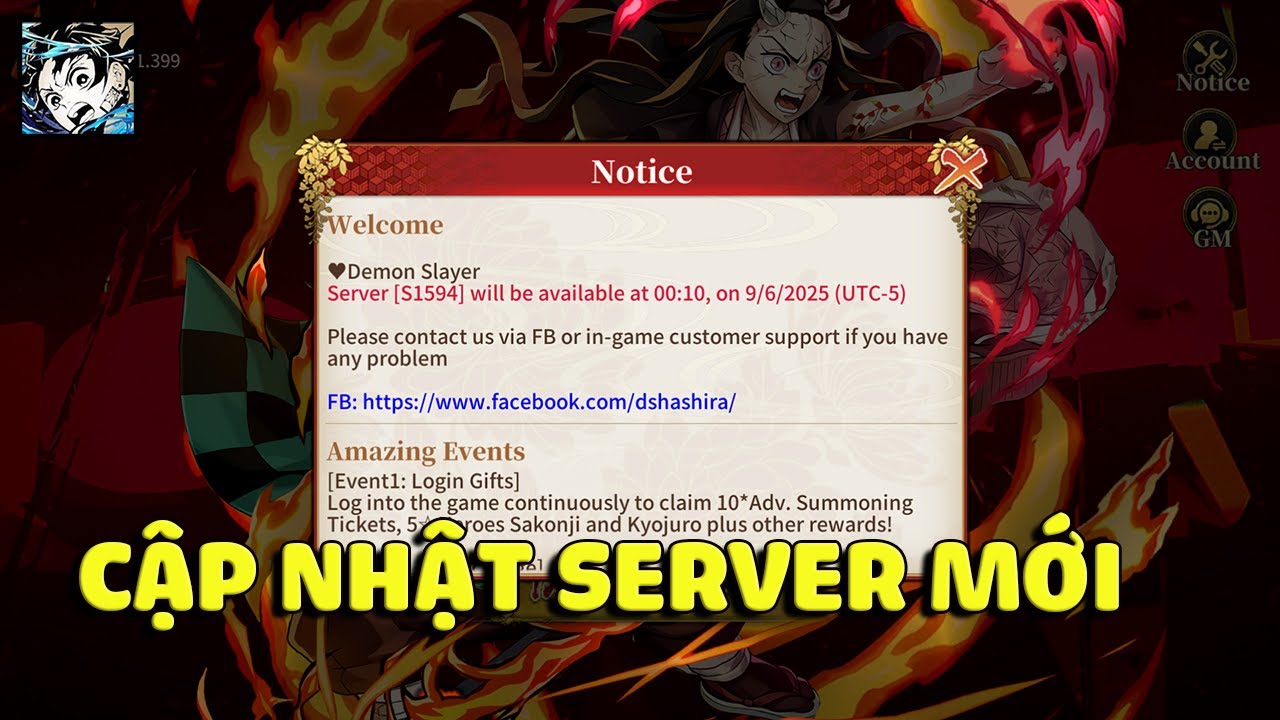 Cập nhật Server mới cho Newbie ngày 06.09║Rage of Demon King║DTPuu 341 ...
