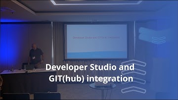 Developer Studio and GIT(hub) integration - PUG CHALLENGE 2024