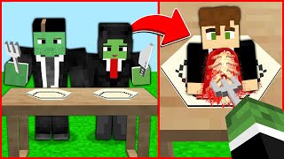 KEMAL AND HIS FAMILY BECAME ZOMBIES, ATE HONOR! 😱 - Minecraft RICH POOR LIFE