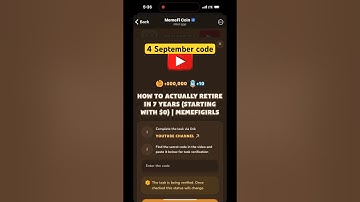 MemeFi YouTube video secret code today 4 September || #memefi #memeficode #crypto #code #codes