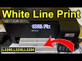 Epson L3210,L3250 Printing Lining Problem || Epson Printing White Lining