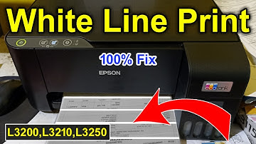 Epson L3210,L3250 Printing Lining Problem || Epson Printing White Lining
