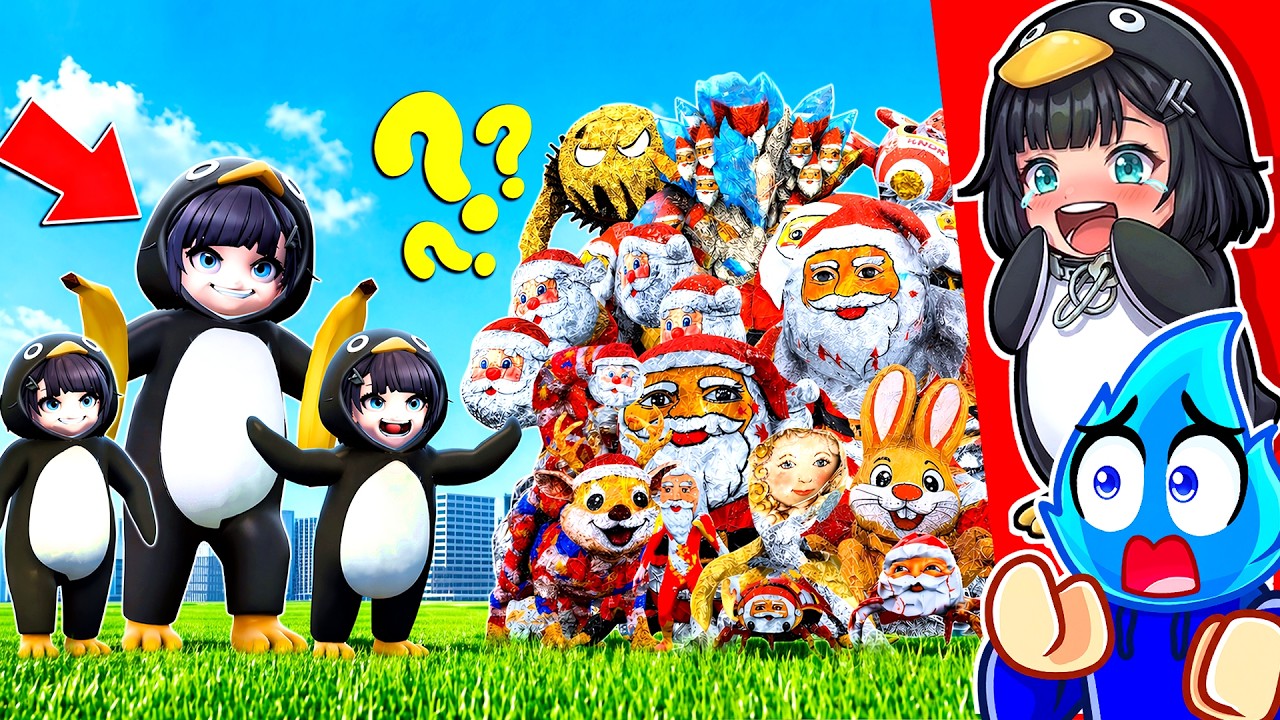 GUGUGAGA PENGUIN VS GUGUGAGA in GMOD!