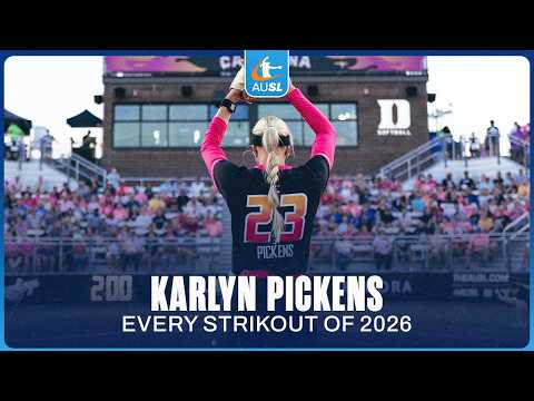 Every Karlyn Pickens Strikeout of the 2026 AUSL Season