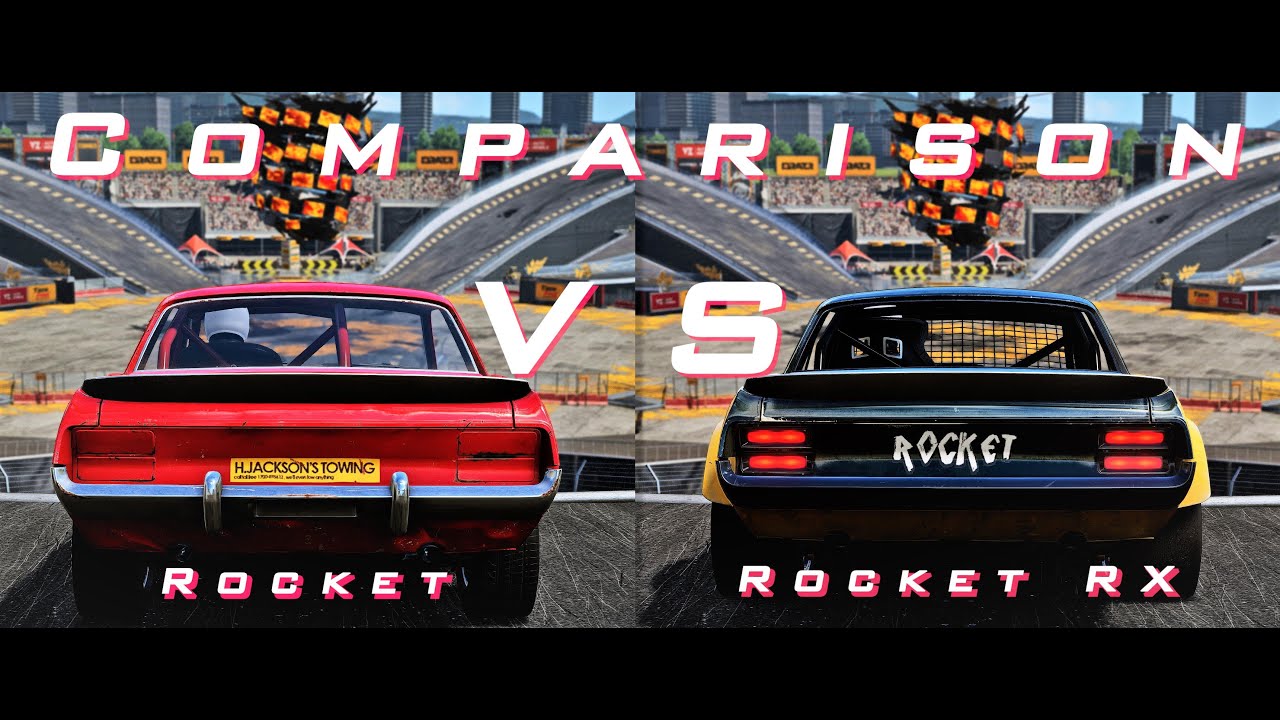 Car Comparison | Rocket VS Rocket RX | Wreckfest - YouTube