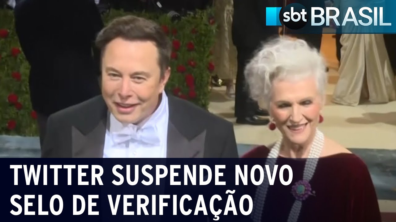 Twitter suspende temporariamente novo selo de verificação de contas | SBT Brasil (12/11/22)