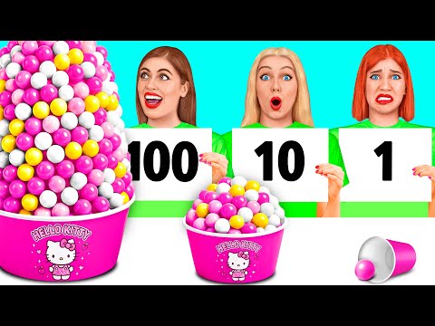 100 Layers of Food Challenge | Funny Situations and Fails by Mega DO Challenge