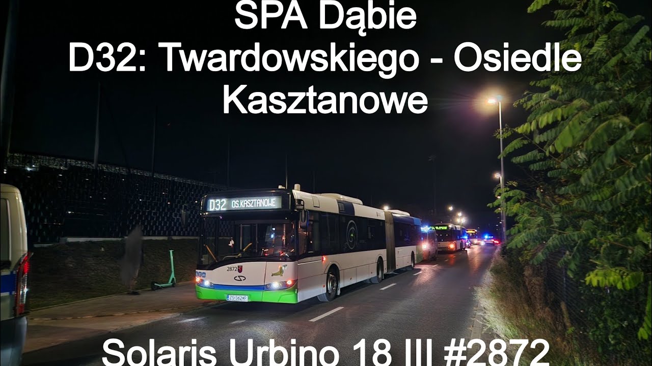 SPA Dąbie - Linia D32, Solaris Urbino 18 III #2872