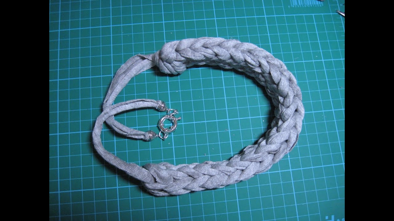 #DIY #-collar de trapillo