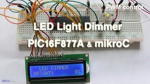 Make Led dimmer use microcontroller