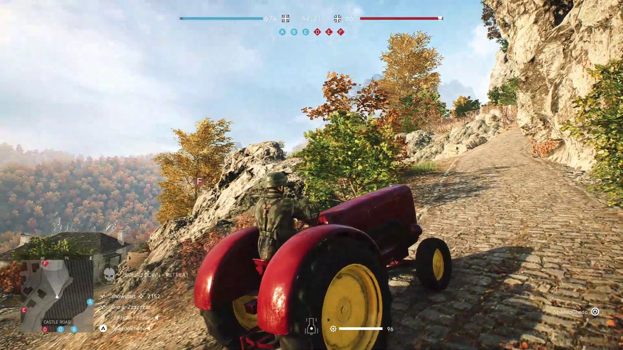 Fun on a tractor in bfV